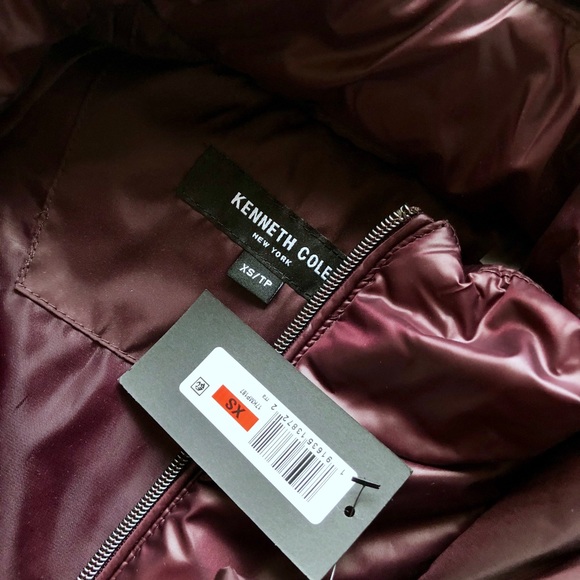 Kenneth Cole Zip Panel Lightweight Quilted Puffer - Picture 7 of 8